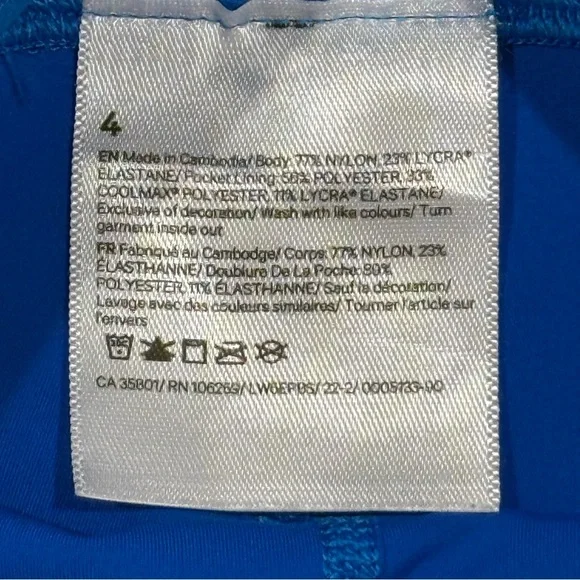 Lululemon Ed Curtis Wunder Train High-Rise Tight Leggings 25 Poolside Blue 4